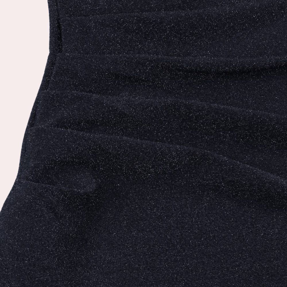 Off-Shoulder Midi Dress with Slit